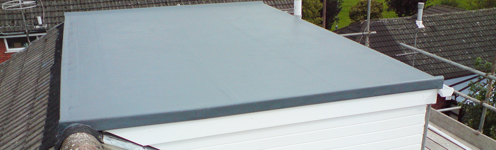 Fibreglass flat roofing experts