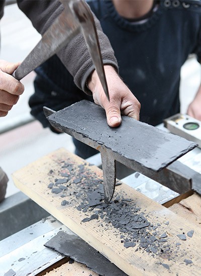 Repairing a slate roof in Leicester